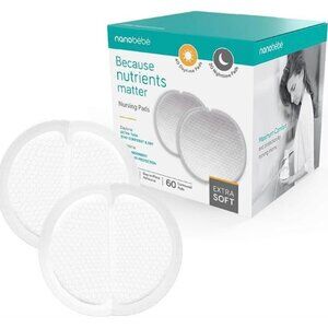 NANOBEBE 60PC DISPOSABLE NURSING PADS